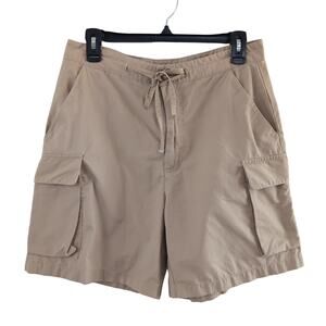 Zara Khaki High Rise Cargo Shorts Size Medium